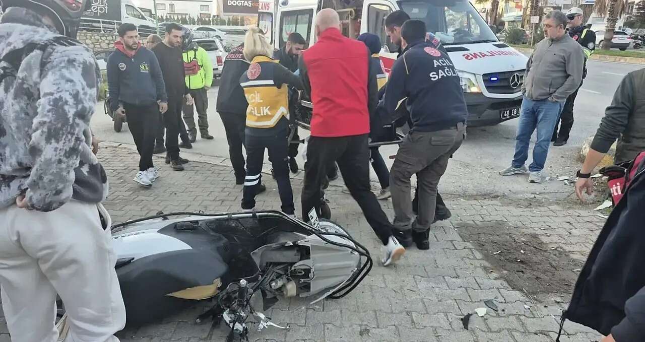 Bodrum’da Motosiklet Kazası: 1 Ağır Yaralı 1